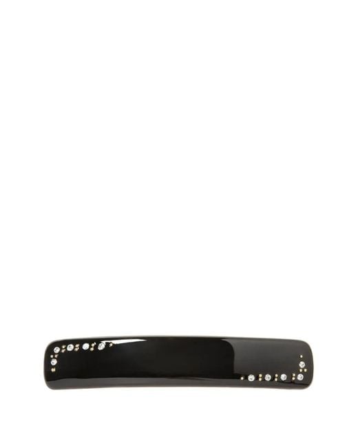 Jennifer Behr Black Crystal Nora French Barrette