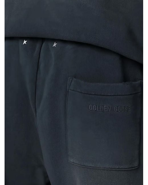 Golden Goose Deluxe Brand Blue Shaded-Effect Straight-Leg Trousers for men