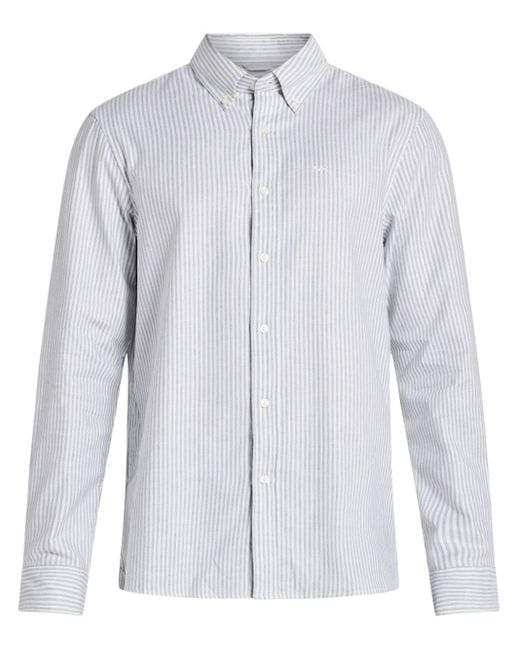 Michael Kors White Striped Long-Sleeve Shirt for men