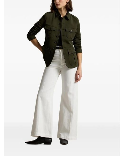 Polo Ralph Lauren Green Buttoned Pocket Jacket