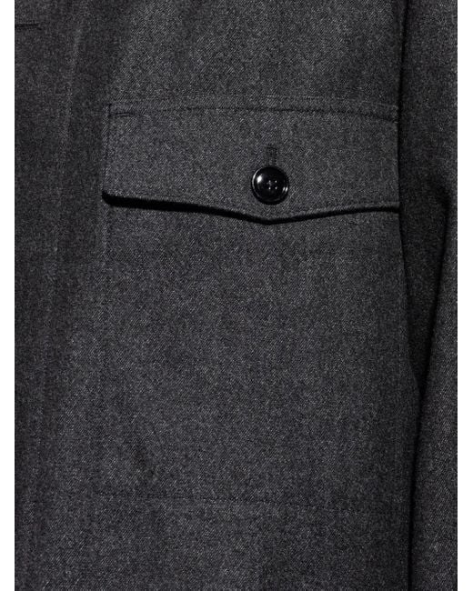 Chaqueta con bolsillo con botón Lemaire de hombre de color Blue