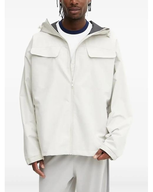 Adidas Jack Met Capuchon En Zak in het White voor heren