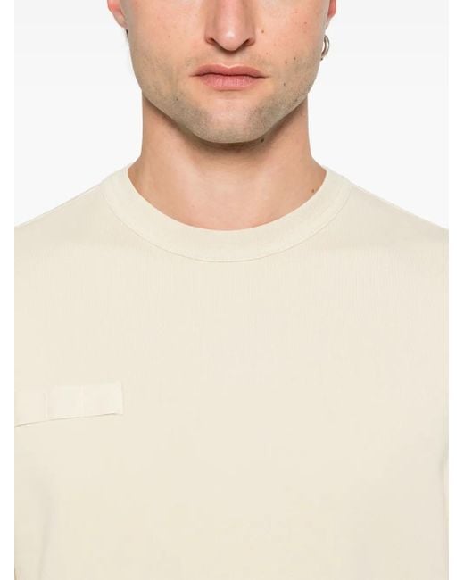 メンズ Stone Island コンパスバッジ スウェットシャツ Natural