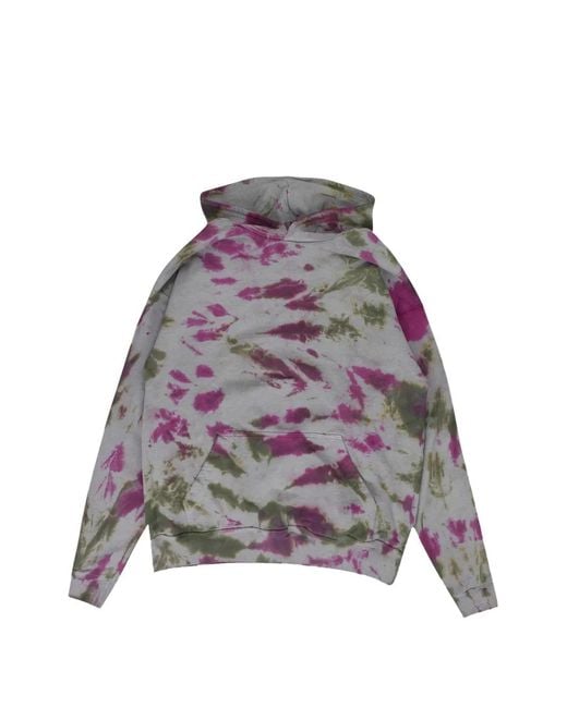 Rhude Purple Tie-Dye Hoodie for men