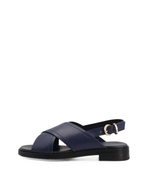 Frau Blue Crossover-Strap Sandals