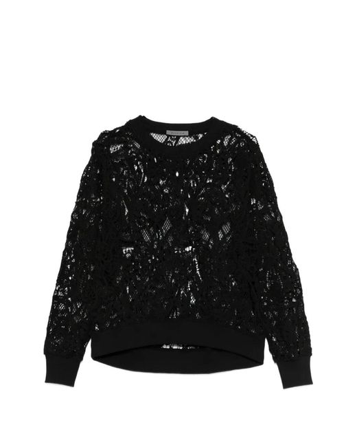 Maurizio Braschi Black Lace Sweater