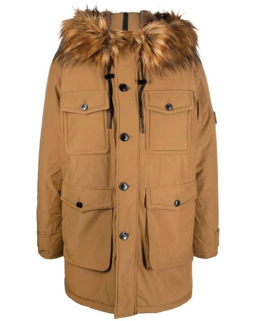 DIESEL Natural W-Jorg-Nw Hooded Parka Coat for men