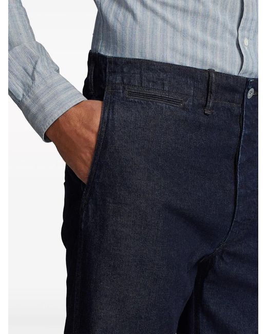 RRL Straight Chino in het Blue voor heren