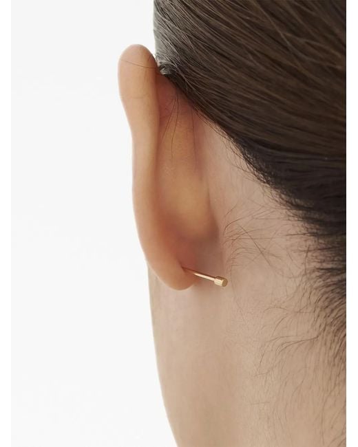 Shihara White 18Kt Twist Pin 03 Earring