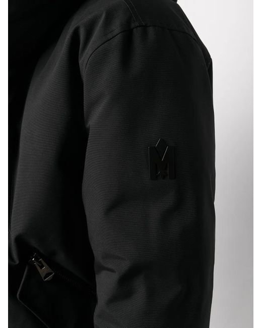 Mackage Black Dixon Hooded Down Jacket for men