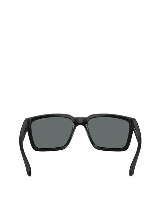 Arnette Black Plot Twist Square-Frame Sunglasses for men