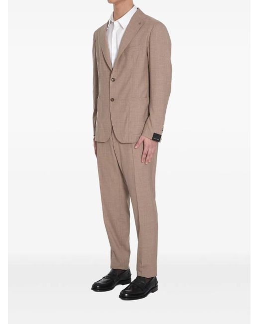 Tagliatore Natural Single-Breasted Suit for men