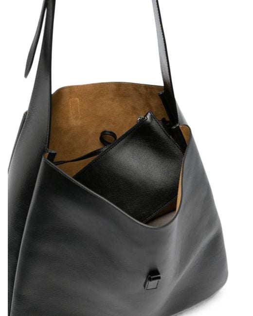 Saint Laurent Black Cassandre Shoulder Bag for men