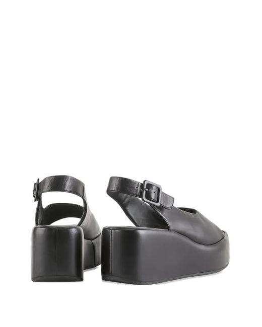 Högl Black Loulou Slingback-Sandalen mit Plateau 70mm