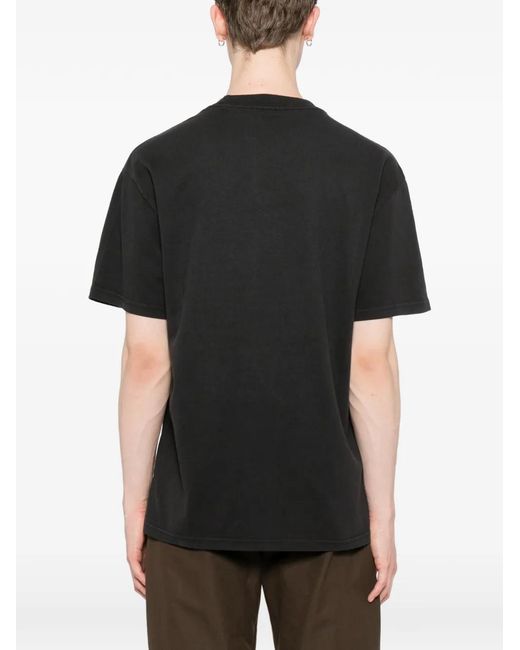 Melt Black Cotton Printed T-Shirt for men