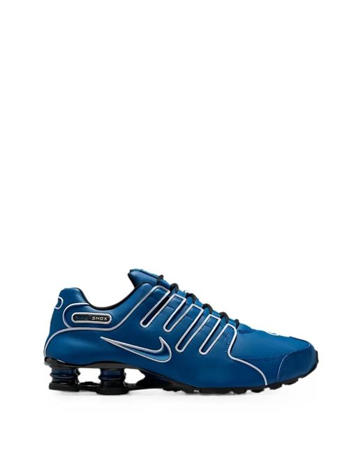 Nike Blue Shox Nz Lace-Up Sneakers for men