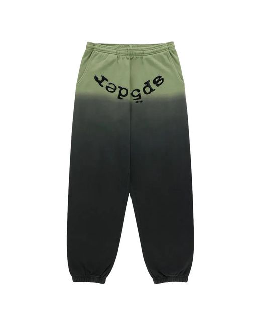 Sp5der Green Pantalon De Jogging À Effet Dégradé for men