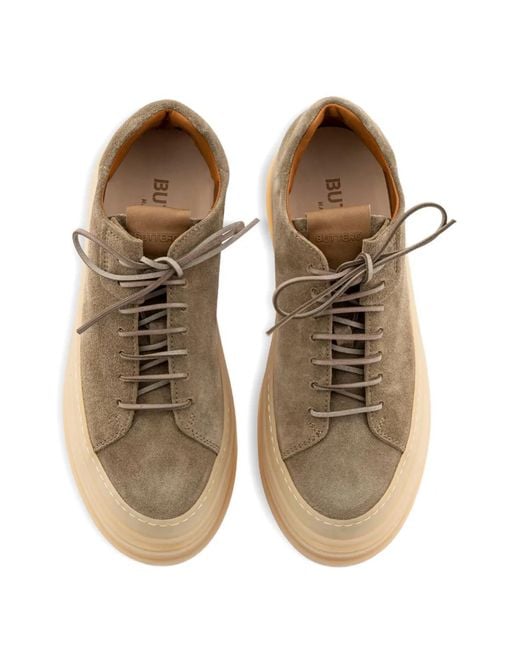 Buttero Brown Suede Sneakers for men