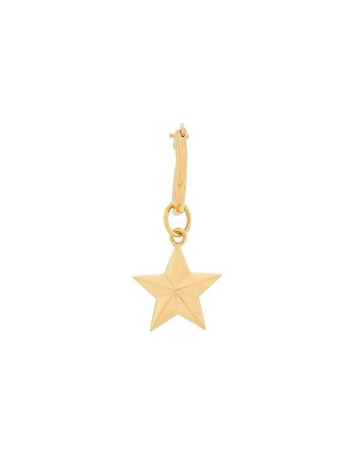 True Rocks Metallic Mini Star Hoop Single Earring for men