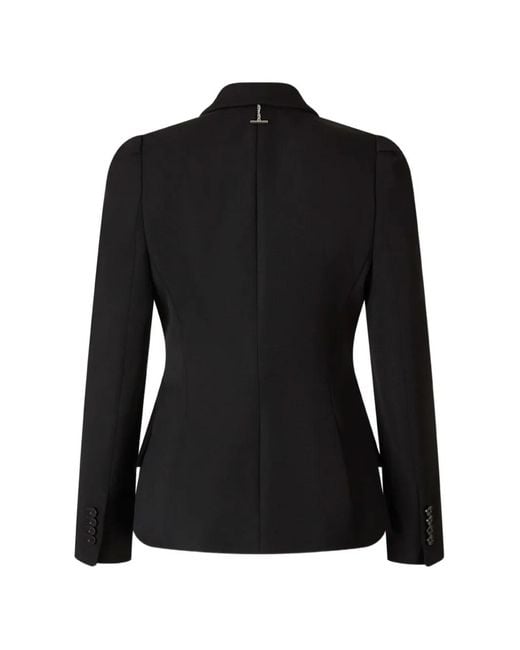 McQueen Black Single-Breasted Blazer