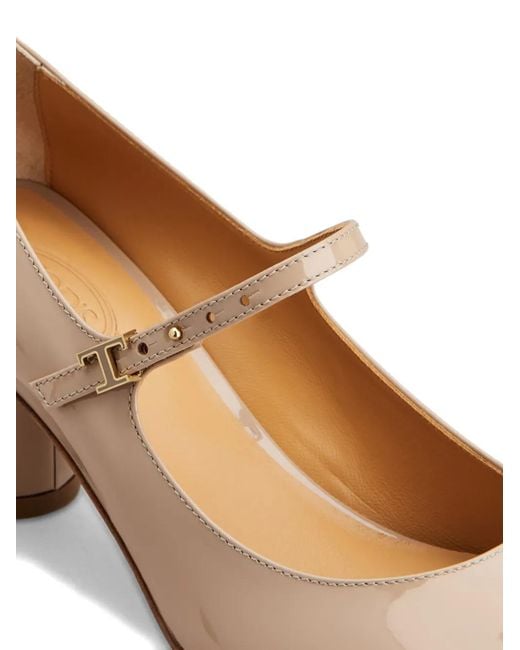 Tod's Natural T-Bar Pumps