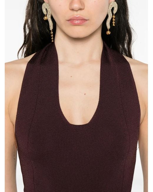 Khaite Brown Body Mit Neckholder
