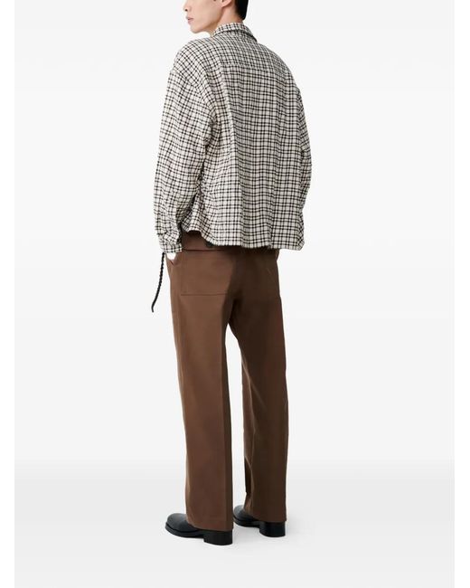 Studio Nicholson Brown Pantalon Balos for men