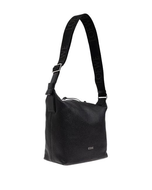 Loewe Black Small Cubi Shoulder Bag for men