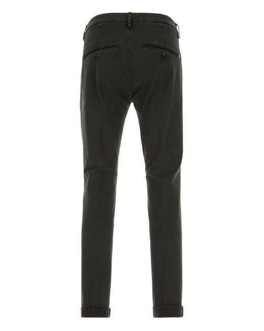 Dondup Black Gaubert Cuffed Trousers for men