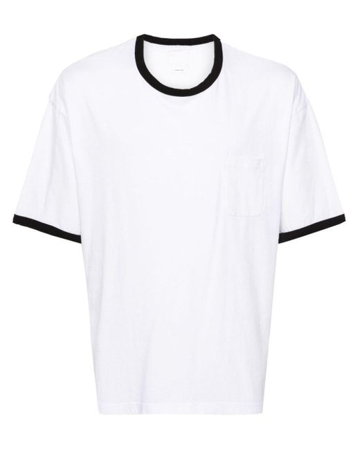 メンズ Visvim Amplus Ringer Tシャツ White
