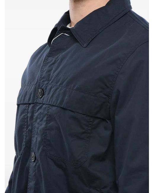 Woolrich Blue Stag Utility-Pockets Jacket for men