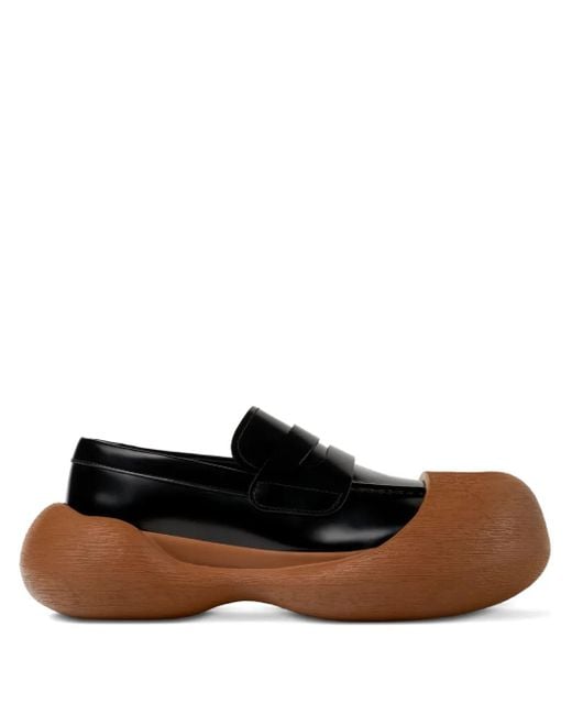 CAMPERLAB Brown Caramba Penny Leather Loafers