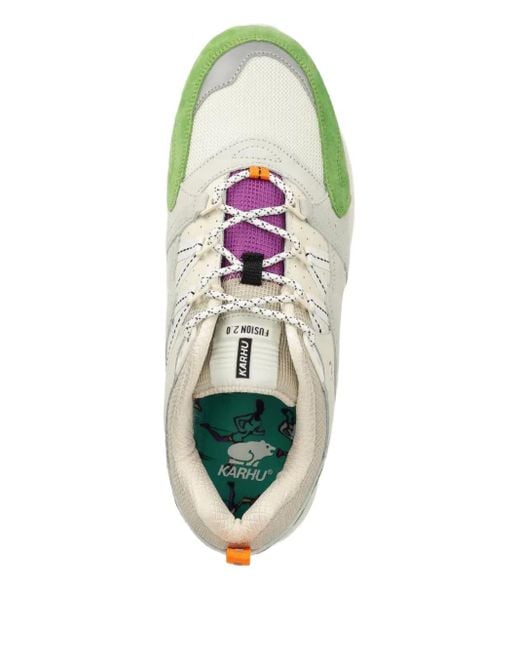 Karhu Green Fusion 2.0 Mesh-Panelled Running Sneakers for men