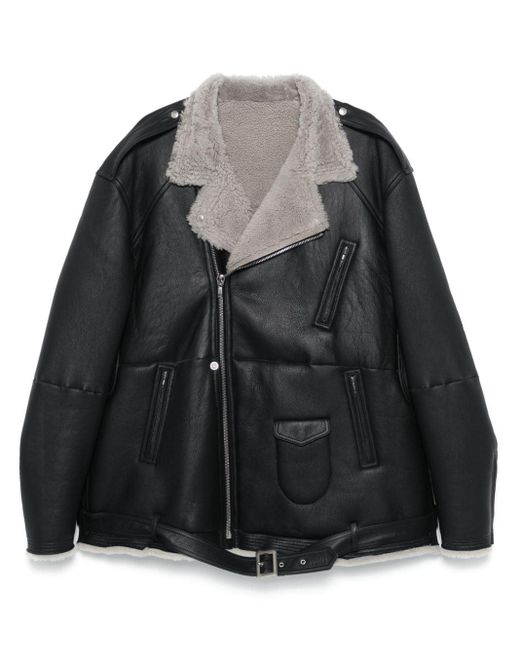 Rick Owens Black Jumbo Luke Stooges Jacket for men