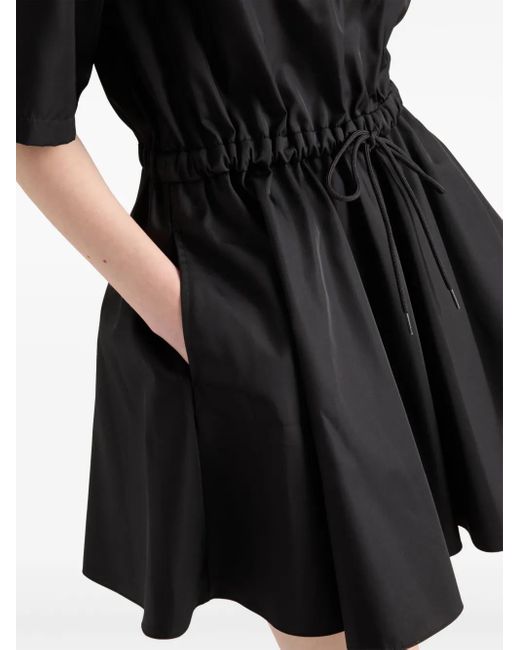 Prada Re-Nylon Jurk in het Black