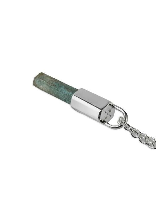 Parts Of 4 Green Talisman Aquamarine Necklace