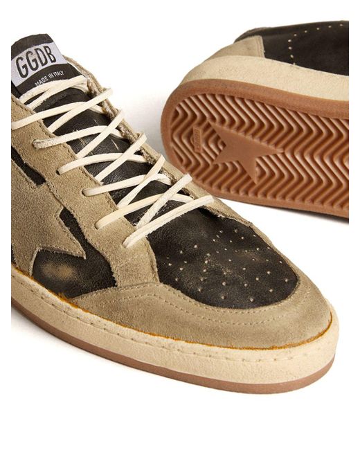 Golden Goose Deluxe Brand Ballstar Sneakers aus Wildleder in Brown für Herren