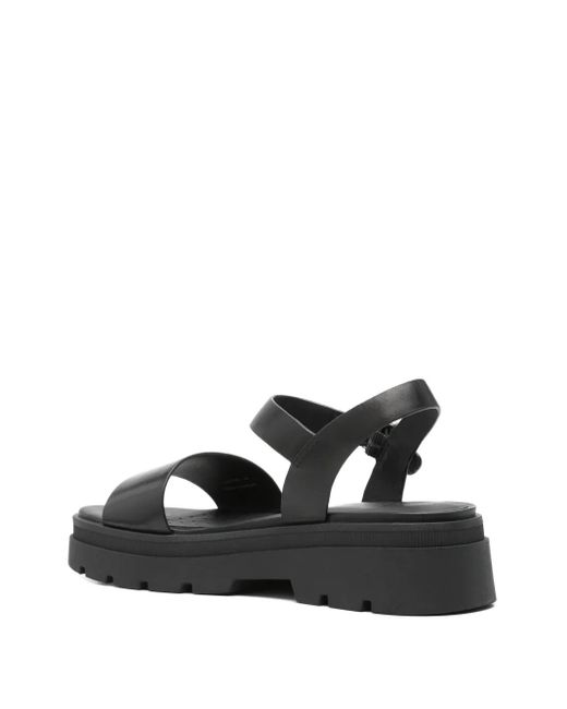 Geox Black 50Mm Adacter S Buckle Ankle-Strap Sandals