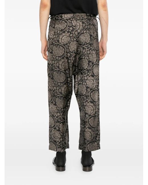 Uma Wang Gray Pantalon Perch for men