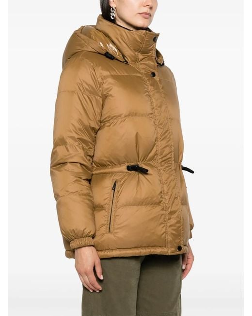 Yves Salomon Brown Padded Down Jacket