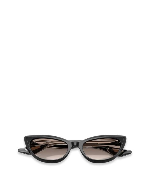 Oliver Peoples Gray Cat-Eye Sunglasses