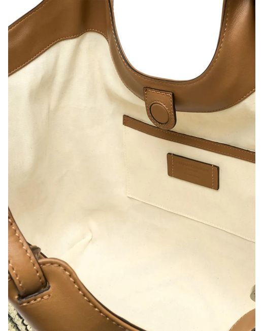 Gianni Chiarini Natural Dua Woven Shoulder Bag