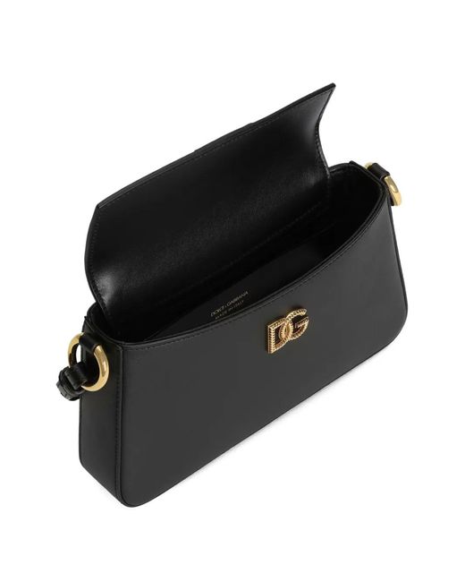 Dolce & Gabbana Black Dolce & Gabbana Leather Phone Bag