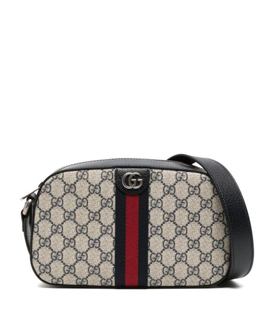 Gucci Gray Ophidia GG Canvas Shoulder Bag for men