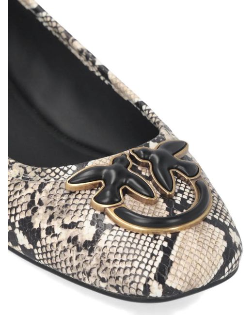 Pinko Multicolor Love Birds Ballet Flats
