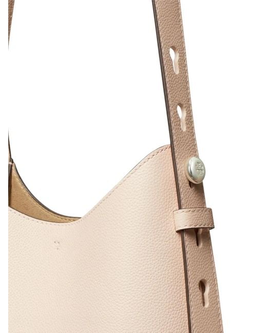 Tory Burch Natural Small Romy Slouchy Shoulder Bag