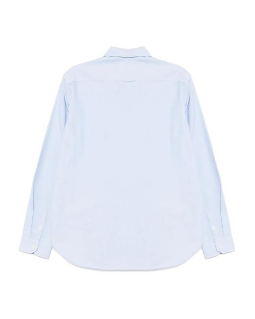 Chocoolate Blue Logo-Patch Shirt for men