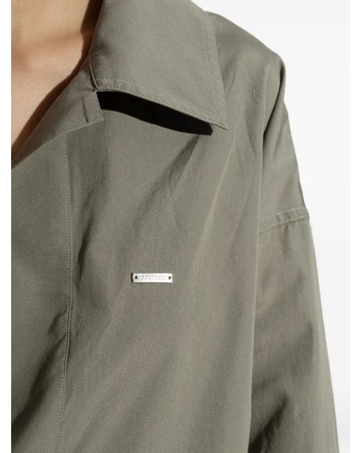 DSquared² Kleedjes ,Grijs ,Katoen V-Hals Jurk in het Gray