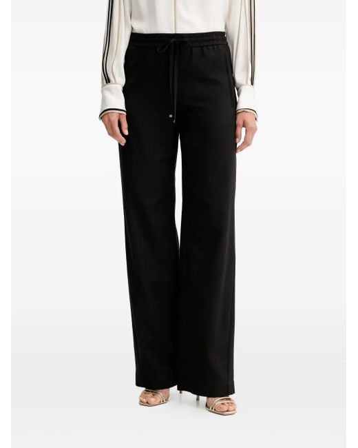 Boss Black Wide-Leg-Hose Mit Kordelzug