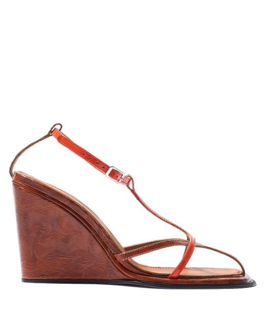 Sunnei Brown Turbo Sandalen